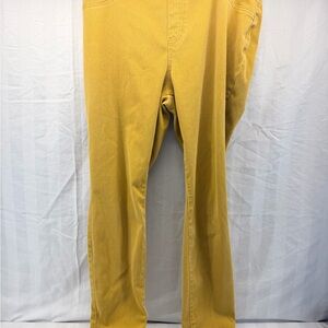 Time and Tru Men's Mustard Chinos
